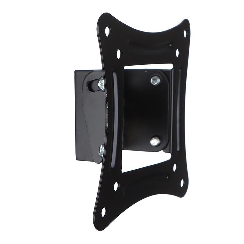 1 Комплект 14-27 дюймов ТВ кронштейны LCD LED Монитор Настенный кронштейн Фиксированная Рама для плоскопанельного ТВ Поддержка с углом наклона 15 градусов С винтом