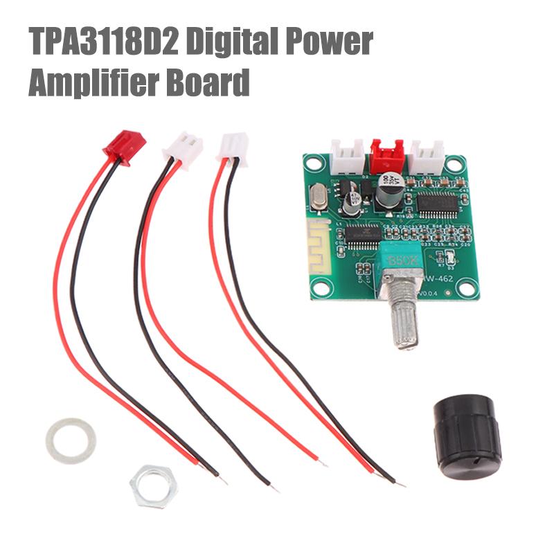 Dc12-24V Tpa3118D2 Bluetooth 5.0 цифровая плата усилителя мощности 50 Вт*2-канальная плата усилителя звука стерео аудио усилитель