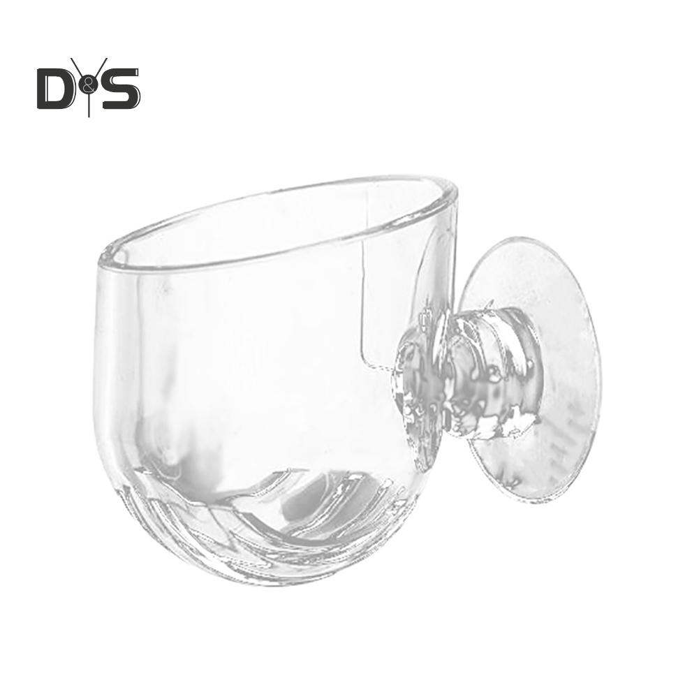 Прозрачная акриловая миниатюрная декоративная ваза на присоске в аквариум