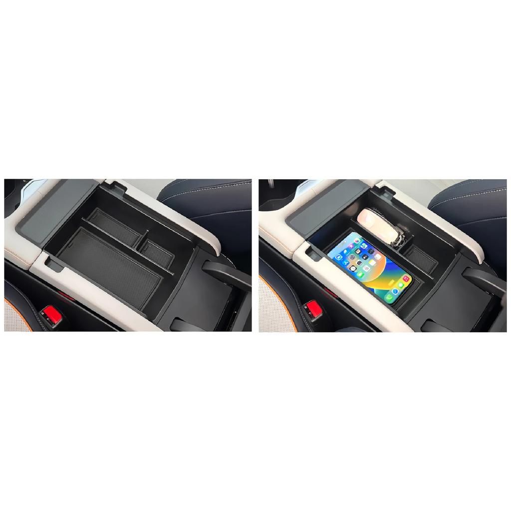 Для BYD Seal U 2023 2024 2025 Подлокотник Ящик для хранения Центральная консоль Подстаканник Многоуровневый ящик для хранения Аксессуары для Song Plus DM-i