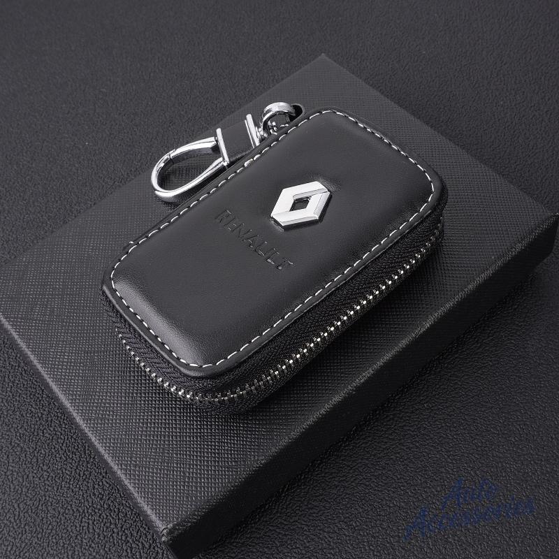 Leather Key Wallet Car Key Bag Multi Function Key Case For Renault Sport Duster Megane 2 3 koleos duster logan clio Accessories Z555