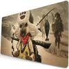 Большой игровой коврик для мыши Аниме Hunter Wilds Коврик для мыши Monster ACG Коврик для мыши Игровой Профессиональный Ryūko Нескользящий коврик для клавиатуры Настольный коврик