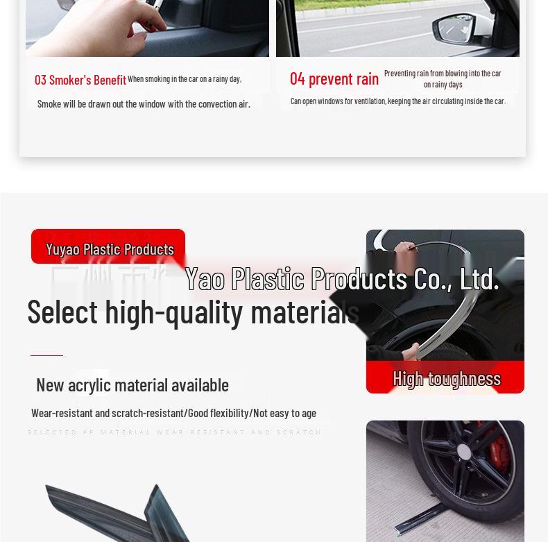 Аксессуары для отделки окон Honda Civic (2016-2021 гг.) - Акриловые дождевики и дефлекторы