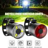 Bicycle Aluminum Alloy Gemstone Tail Lights Front and Rear Lights, Riding Kits, LED Highlights, Helmet Lights, Brake Warning Lights