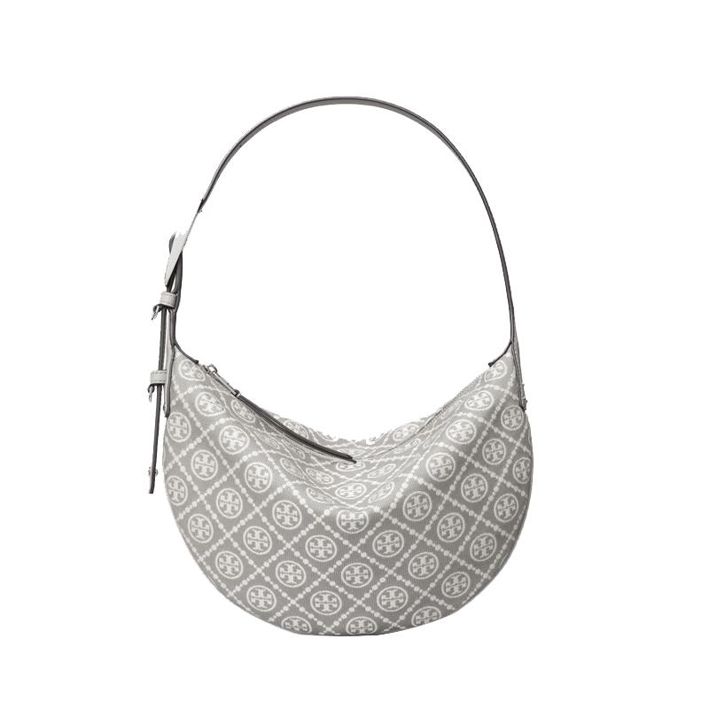 Tory Burch T Monogram Small Crescent Shoulder Bag