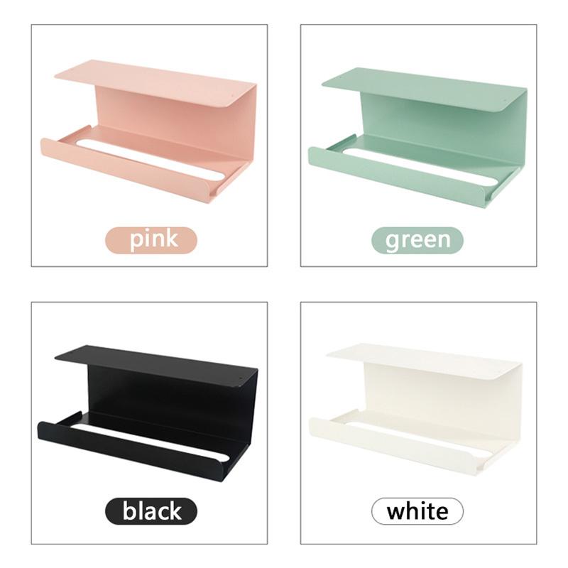 Подставка для бумажных полотенец, настенный держатель для бумаги без перфорации, кухонный диспенсер для бумажных полотенец, подвесной держатель для рулонов