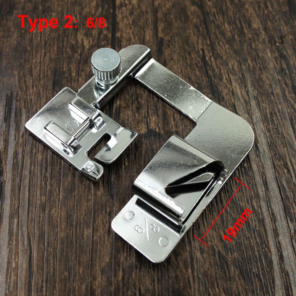 Craft Stainless Steel Sewing Machine Parts Rolled Hem Feet Presser Foot Hemming Cloth Strip