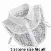 Breathable Fake Collar Pure Color Vintage Lace False Blouse Collar Fashionable Front Tie Detachable Collar Children's Wear