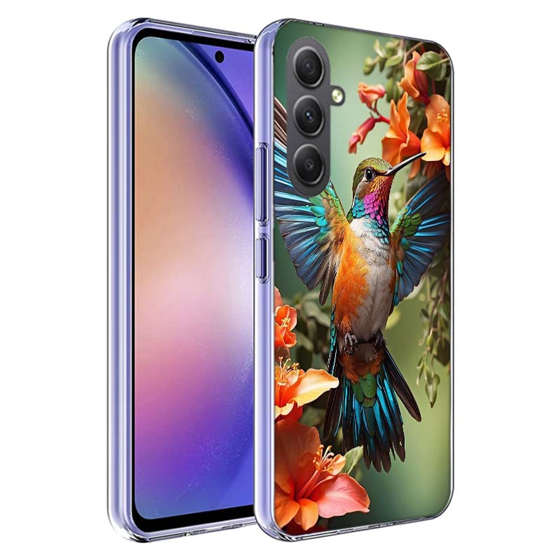 Чехол для телефона с колибри для Samsung A17 A37 A57 A07 A16 A26 A36 A56 A06 A02S A12 A22 A32 A52S A04S A14 A24 A34 A54 A03 A13 A33 A5