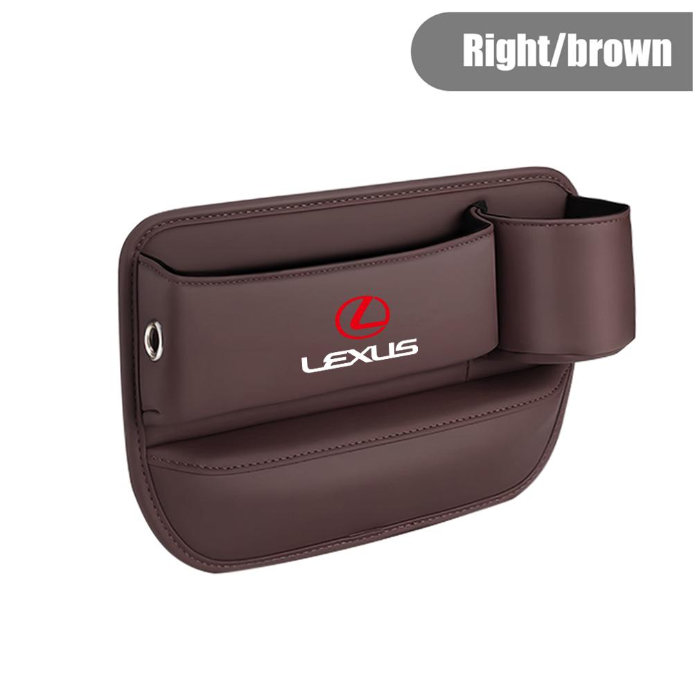 1/2Pcs Car Seat Storage Box With Cup Holder Decoration Accessory For Lexus CT200h NX300h RX330 EX300h F Sport IS RX IS250 IS300 HP5