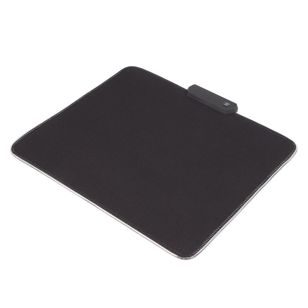 RGB коврик для мыши 300x250x4мм 11.8x9.8x0.2дюйма 12 световых эффектов USB проводной светодиодный игровой коврик для мыши для игр с низким DPI