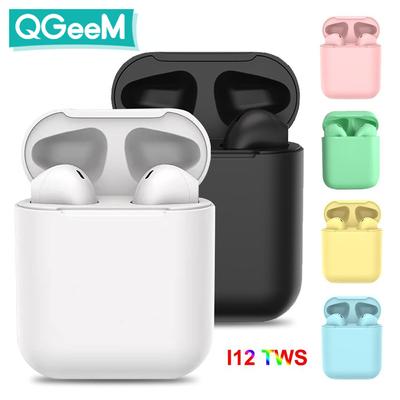 I12 tws стерео беспроводные 5,0 Bluetooth наушники-вкладыши гарнитура с зарядным устройством для iPhone Android Xiaomi