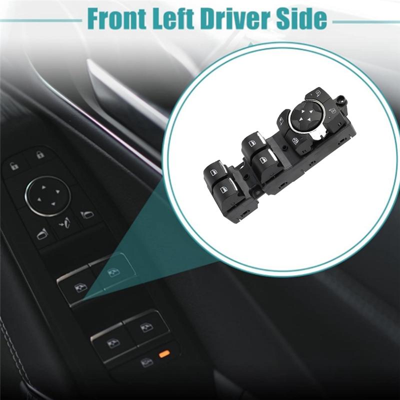 8 P Car Electric Power Window Switch Front Left FL3Z14529BA For Ford F-150 2015- Replacement Accessories-A87Q