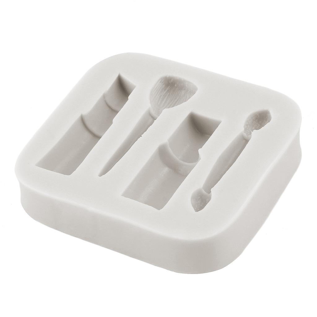 Инструменты для макияжа, силиконовая форма, губная помада, лак для ногтей, формы для помадки, форма для шоколадной мастики, инструменты для украшения торта «сделай сам», силиконовая форма, формы для выпечки конфет