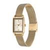 Авторизованный дилер Olivia Burton Watch ob24000016 Townhouse 21 мм Прямоугольные часы из белого золота с сеткой [OLIVIA BURTON] Женские и