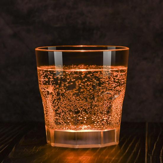 1/6 шт. Светящиеся рюмки со светодиодной подсветкой, бокалы для виски для вечеринки, светящиеся в темноте, многоразовая посуда для напитков