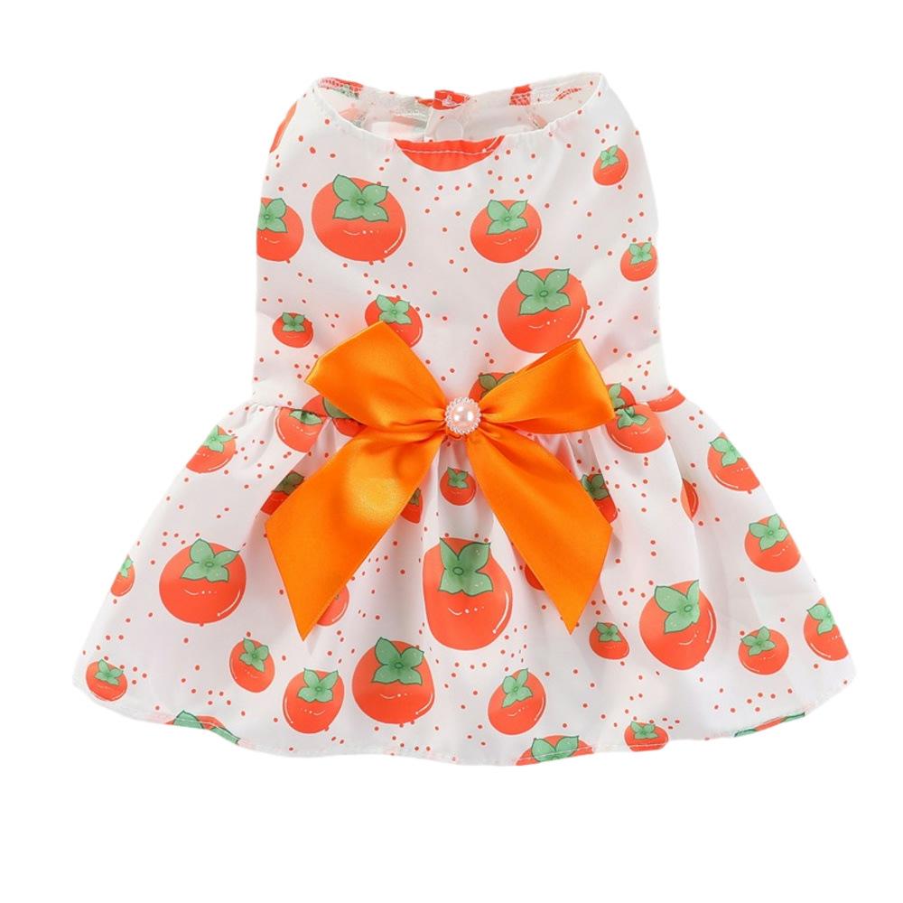 Весенне-летняя одежда для животных с героями мультфильмов — милые юбки для собак и кошек (Тедди, Померанский шпиц, Бишон)