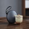 Auspicious Cloud Portable Ceramic Tea Set