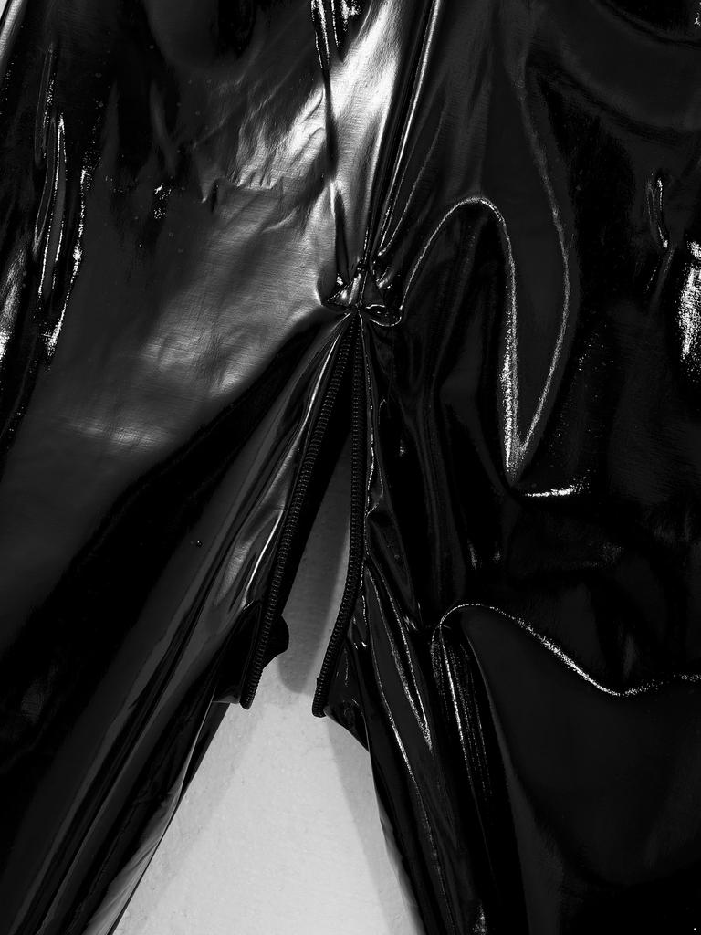 Женское боди из блестящей лакированной кожи с длинными рукавами на молнии, облегающий комбинезон, клубная одежда