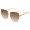 Sunglasses For Women, High-End Driving Sunscreen, Sunglasses With Personality, Large Frame, Round Face And Thin Glasses For Men