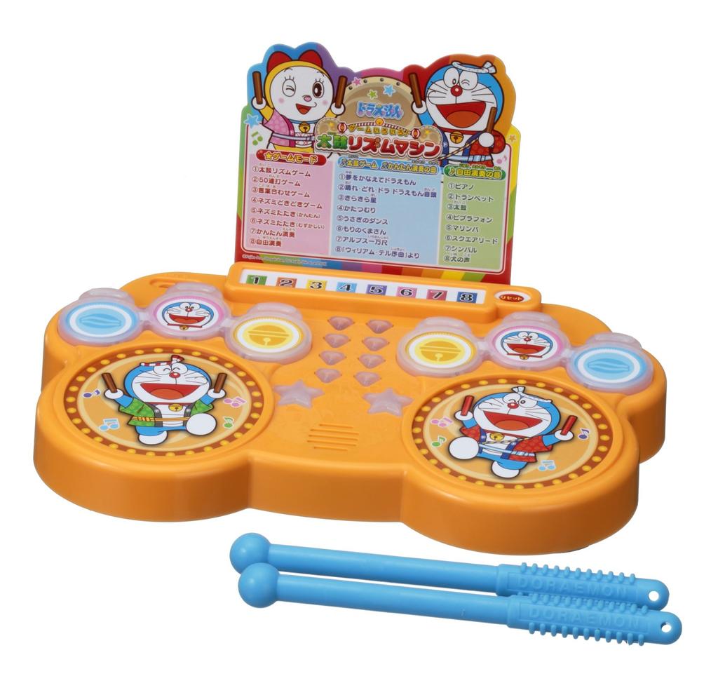 Epoch Doraemon Taiko Rhythm Machine Сертификация ST Mark Возрастная игрушка Игра Номер 1 EPOCH Co., Ltd. (ЭПОХА) 4+ игроков