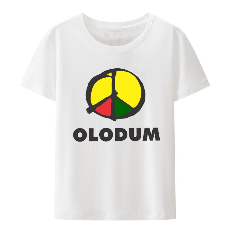 Classic Print Carnival OLODUM Brazilian Drummer Style Y2K T-Shirt Summer Short-sleev Creative Tops Comfortable Streetwear Tees