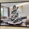 Waterproof Christmas Tree Window Decoration Window Glass Decoration Pvc Sticker XMAS Decorative Stickers for Bedrooms & Holiday