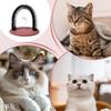 Katzen-Selbstpfleger - Kratzpad für Katzen und Welpen, Massagebürste, Haarentferner, rotbraun, für Kopf und Rücken