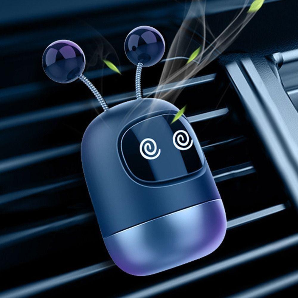 Mini Robotic Air Vent Clip Creative Fragrance Air Vent Aromatherapy Outlet Air Fresheners Perfume Diffuser Car Interior Ornament