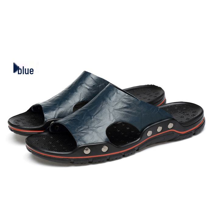 Breathable Beach Shoes: One-word Sandals, Cross-border Extra-large Size 48 Slippers - All In One!