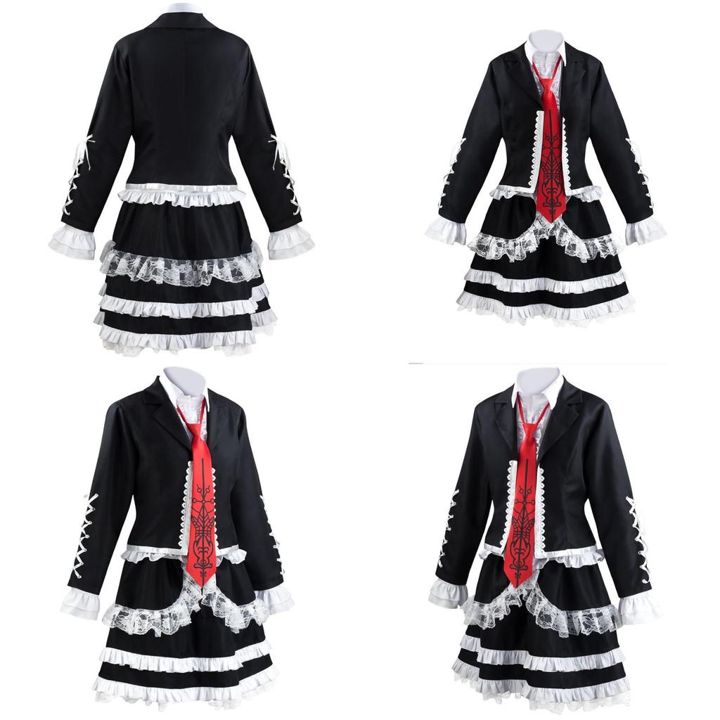 Новое Аниме Danganronpa Dangan Ronpa Костюм для косплея Селестии Люденберг, Костюм Аутентичный вид