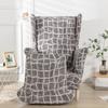 Чехлы на стулья с цветочным принтом, эластичные чехлы на кресла из спандекса, скандинавские эластичные съемные чехлы для диванов с чехлами на сиденья