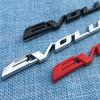 EVOLUTION letter car stickers for Mitsubishi Lancer-ex EVO V3 modified accessories rear trunk side body fender  decorative decal