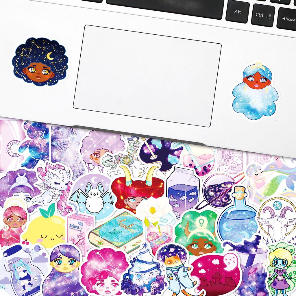 50 Pcs Fantasy Girl Series Stickers New Rena's Magic World Decal