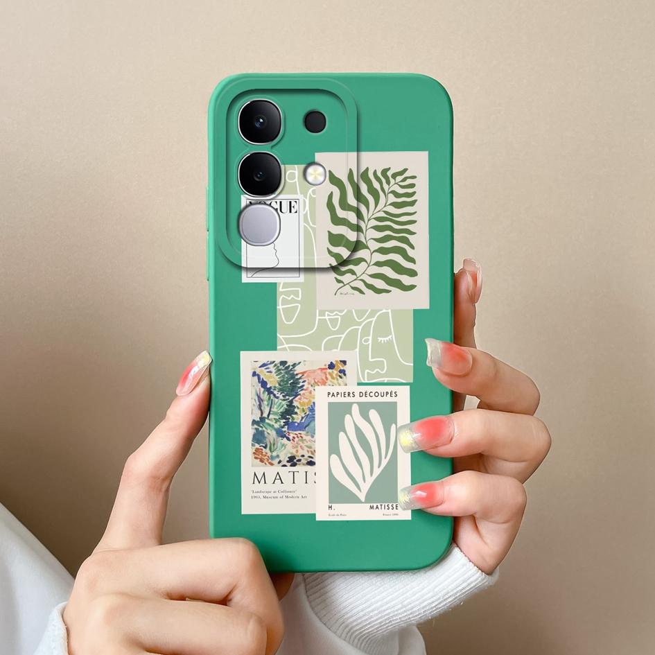 Для Vivo S19 Pro Y19S V30 V40e V50 Y04 T4x iQOO Z9s Y29 Y29S Y39 V40 Lite(ИДН) Чехол с модными этикетками и узорами, мягкий силиконовый чехол против падения для Vivo Capa