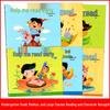 Карточки для чтения детского сада Hongying Education: Учебники для раннего чтения Том. 1 и 2 для маленьких, средних и больших классов.