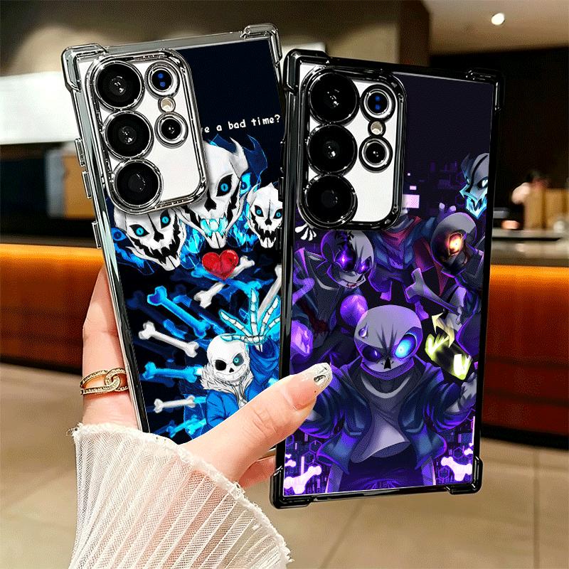 U-Undertale S-Sans Позорированный Чехол для Телефона Для Samsung Galaxy S24 S25 FE S26 Edge S23 Ultra S22 S21 Plus S20 Противоударный Подушка Безопасности