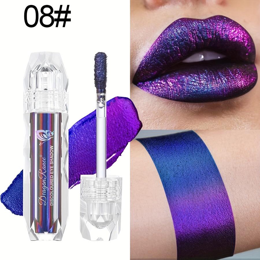9-цветный металлический блеск для губ с эффектом хамелеона Lip Glzae High Shine Стойкая губная помада коралловых тонов для сценического и хеллоуинского макияжа