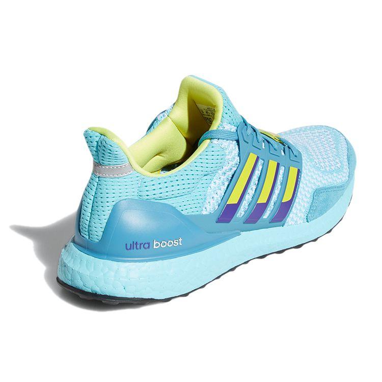 adidas Кроссовки унисекс UltraBoost 1.0 DNA ZX 8000 Синий Светло-Аква Шоково-Желтый H05263