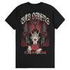 Группа Bad Omens Металкор Рок Американский Ретро Повседневный Принт Мужская и Женская Хлопковая Футболка с Коротким Рукавом Летняя Футболка