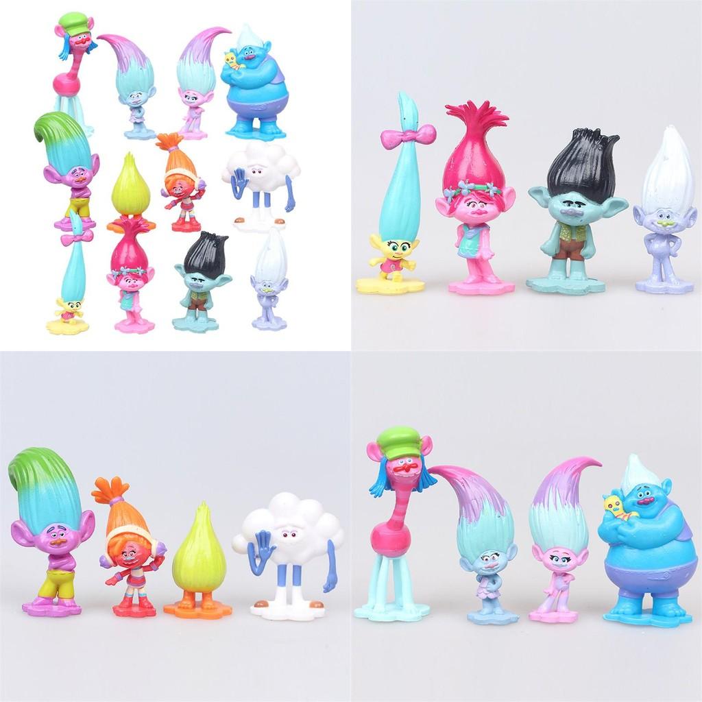 Красочная фигурка куклы-тролля, волшебные волосы, эльф, коллекционная модель, милая игрушка для детей