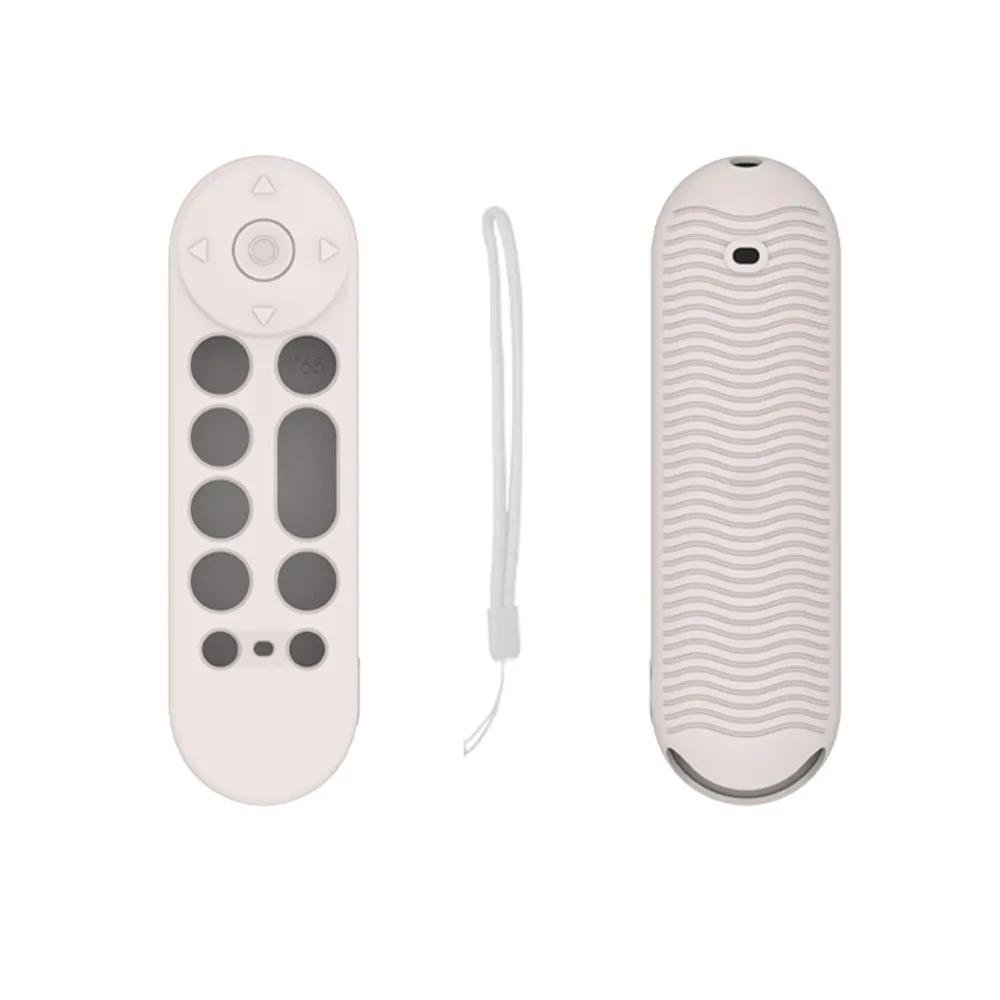 Silicone Remote Controller Cover Anti-scratch Remote Protective Case for Google TV Streamer 4K 2024 Voice Remote Control