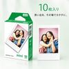 [Cheki] mini Compatible Instant Film, 10 Sheets, Card Size, Color, High Color Reproduction, Print Immediately, Instant Camera Film, Photo,