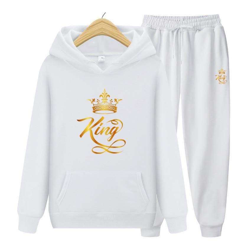 Мужские и женские толстовки с капюшоном, спортивные костюмы, модные толстовки с капюшоном для мужчин и женщин, толстовка с принтом короля, уличная одежда, спортивный костюм, свободные топы