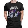 Мужские футболки Black Sabbath Heaven And Hell, хлопковые футболки, пляжный уличный стиль, футболка с коротким рукавом, с круглым вырезом, свободная футболка, большие размеры