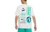 Nike T Shirts Men's White Crew Neck Moderate Straight Fit DJ1577-901