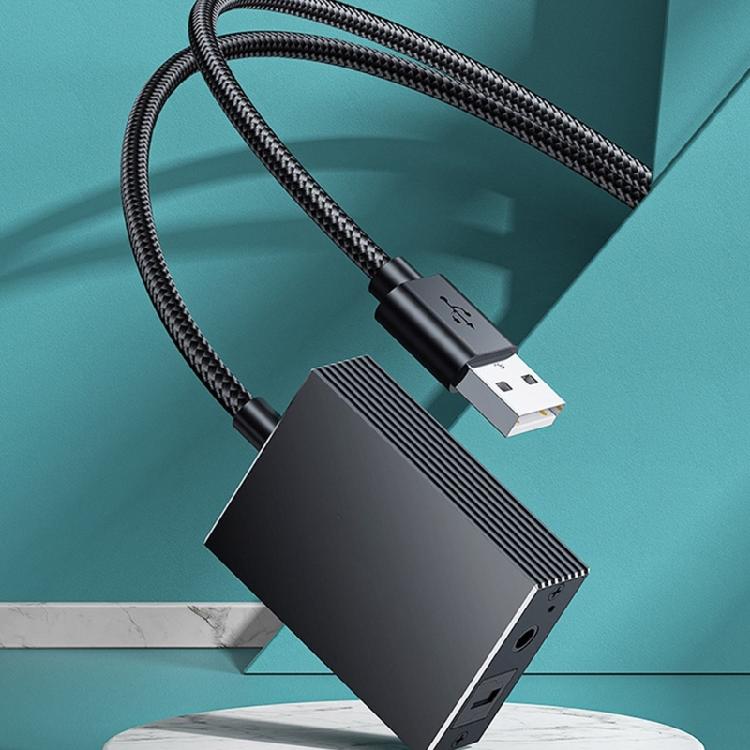 USB Аудио Адаптер для Телевизора Ноутбука к Оптическому Spdif и 3.5мм Аудио Подключению
