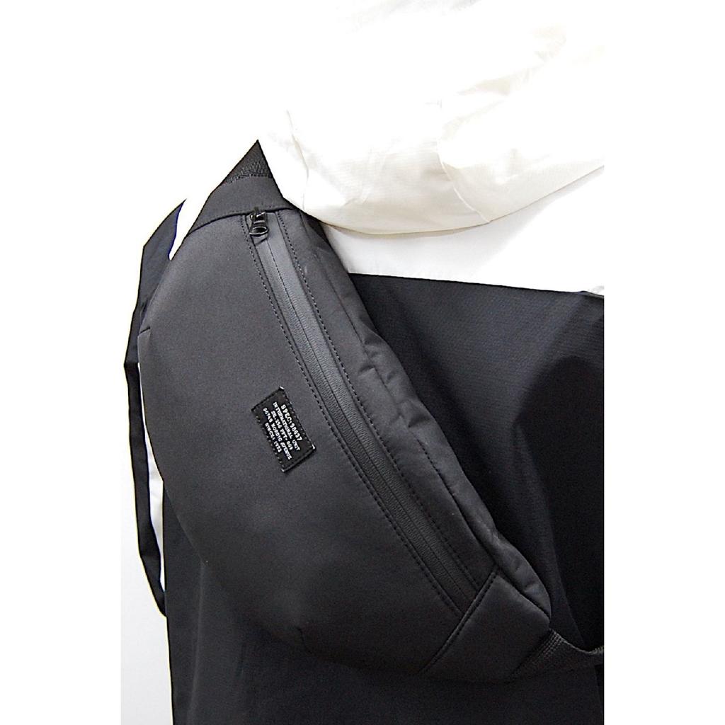 Унисекс черная зимняя водонепроницаемая тканевая поясная и наплечная сумка