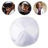 Satin Fabric Kippah Cap Smooth Surface Head Cover Durable Yarmulke Skullcap  Daily Wear
