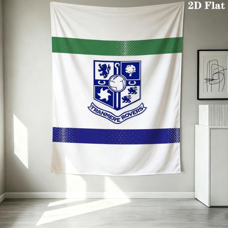 Tranmere Rovers Football Club Wall Tapestry Aesthetic Wall Hanging Printed Fabric Blanket Decorative Tapestries For Bedroom Living Room Home Decor